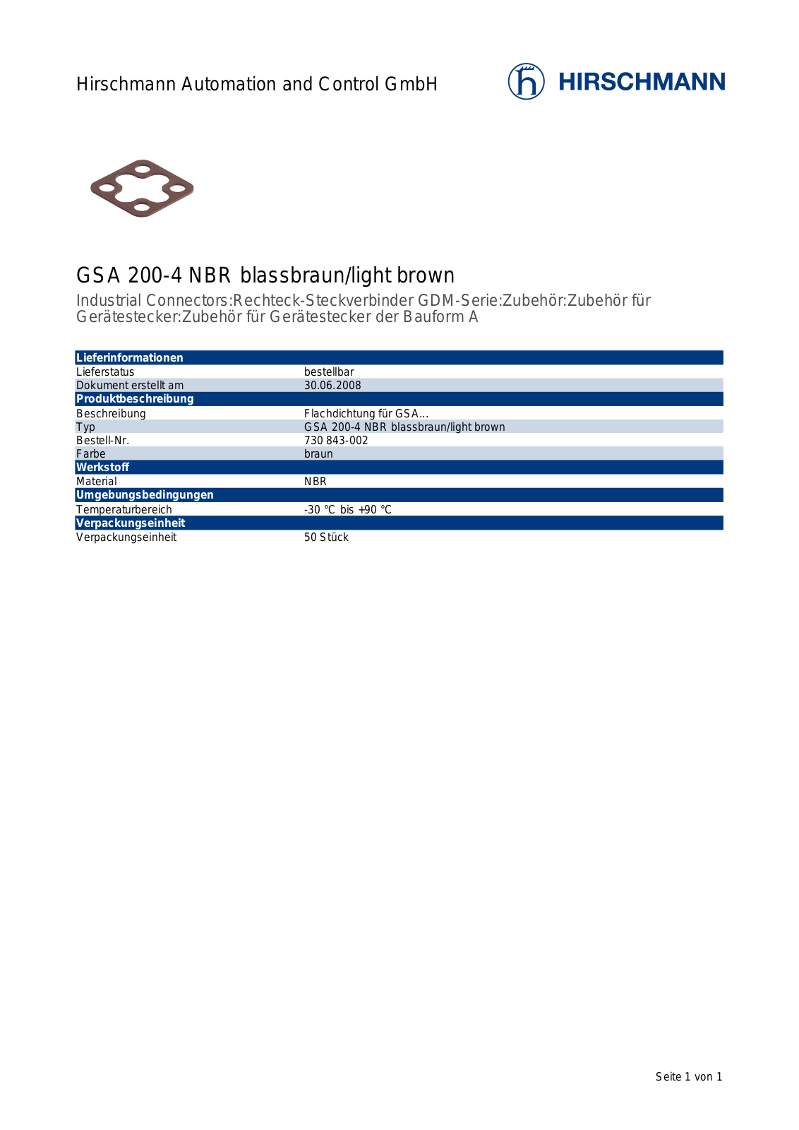 BELDEN GSSA FLACH Datasheet - ManualMachine.com