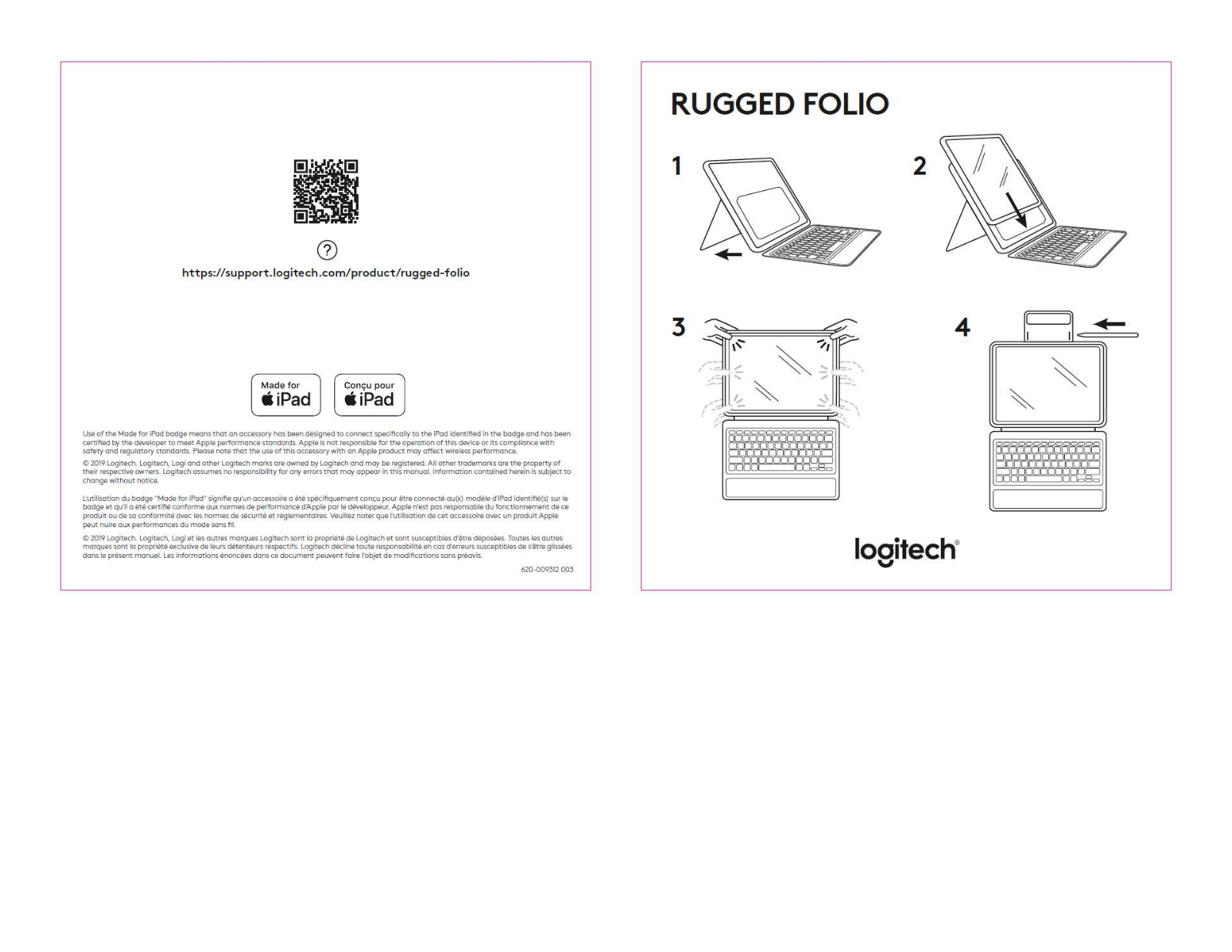 Logitech 920-009319 Quick Start Guide