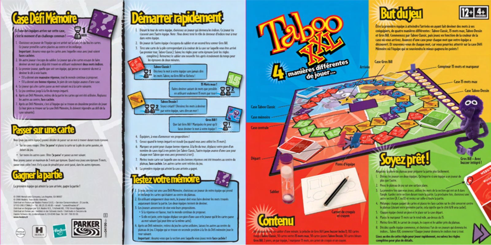 HASBRO TABOO XXL User Manual