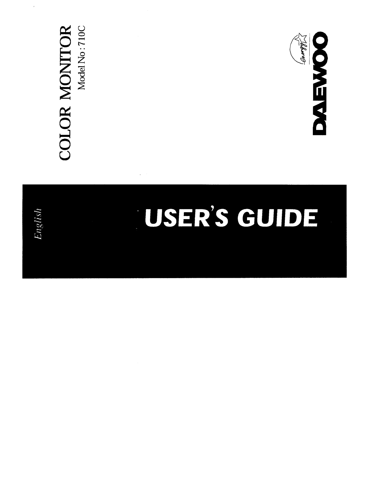 WINIADAEWOO 7NFCMC1710C Users manual