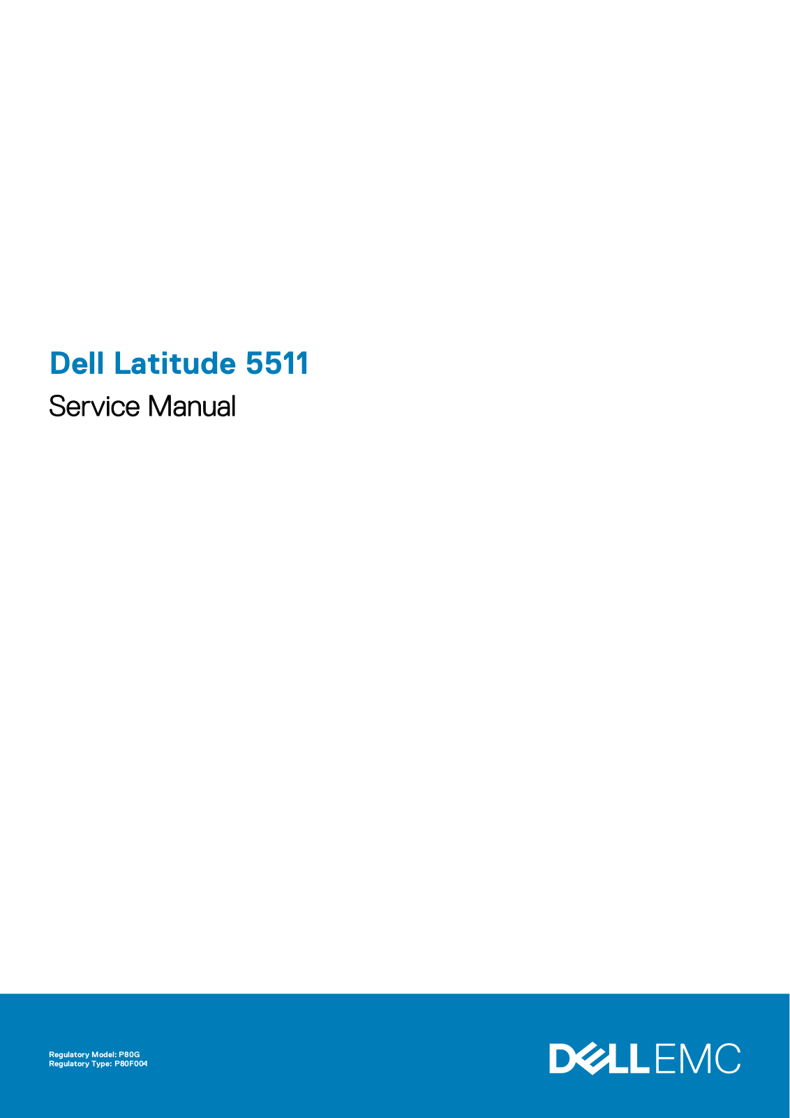 Dell Latitude 5511 User Manual