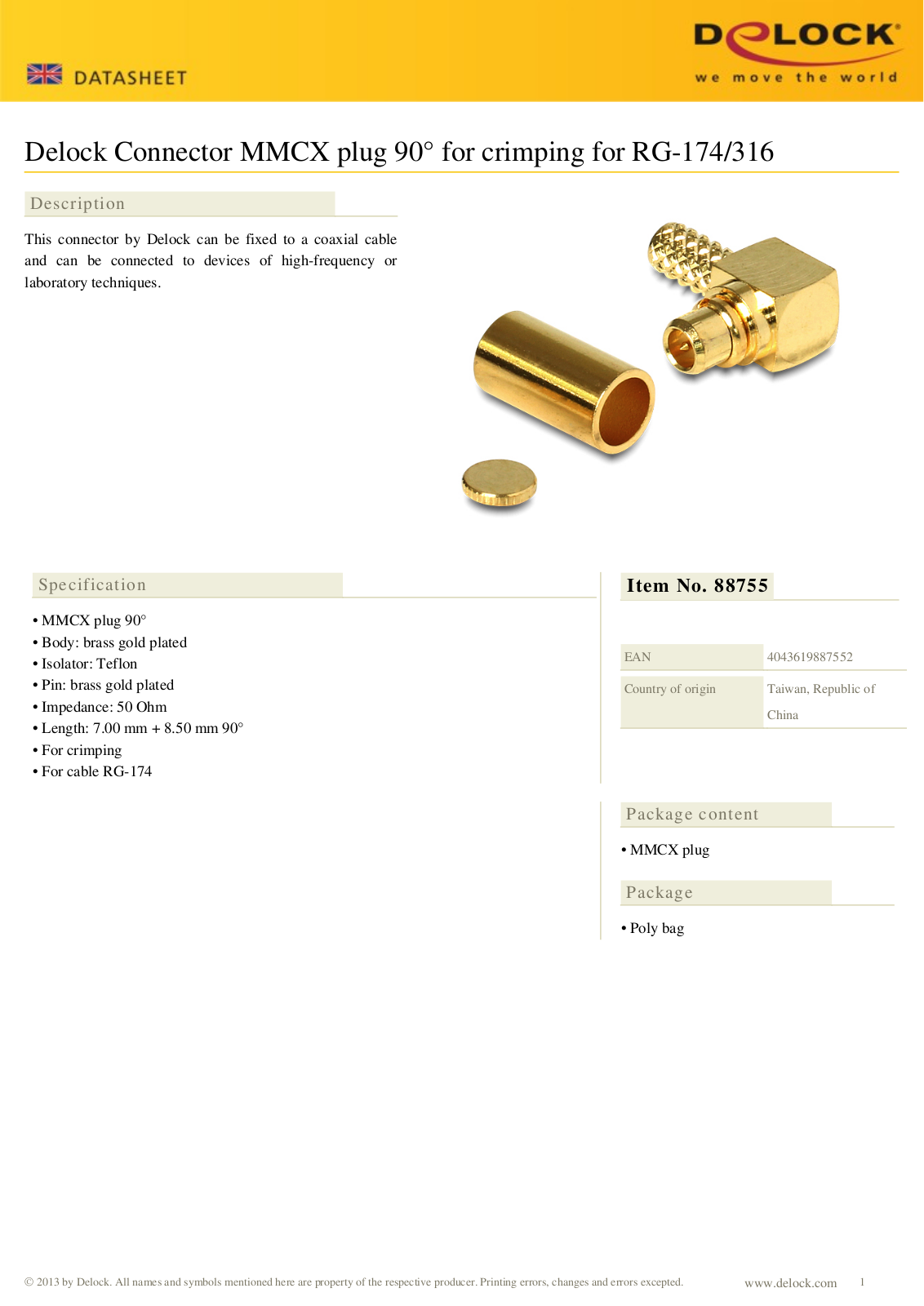 DeLOCK 88755 User Manual