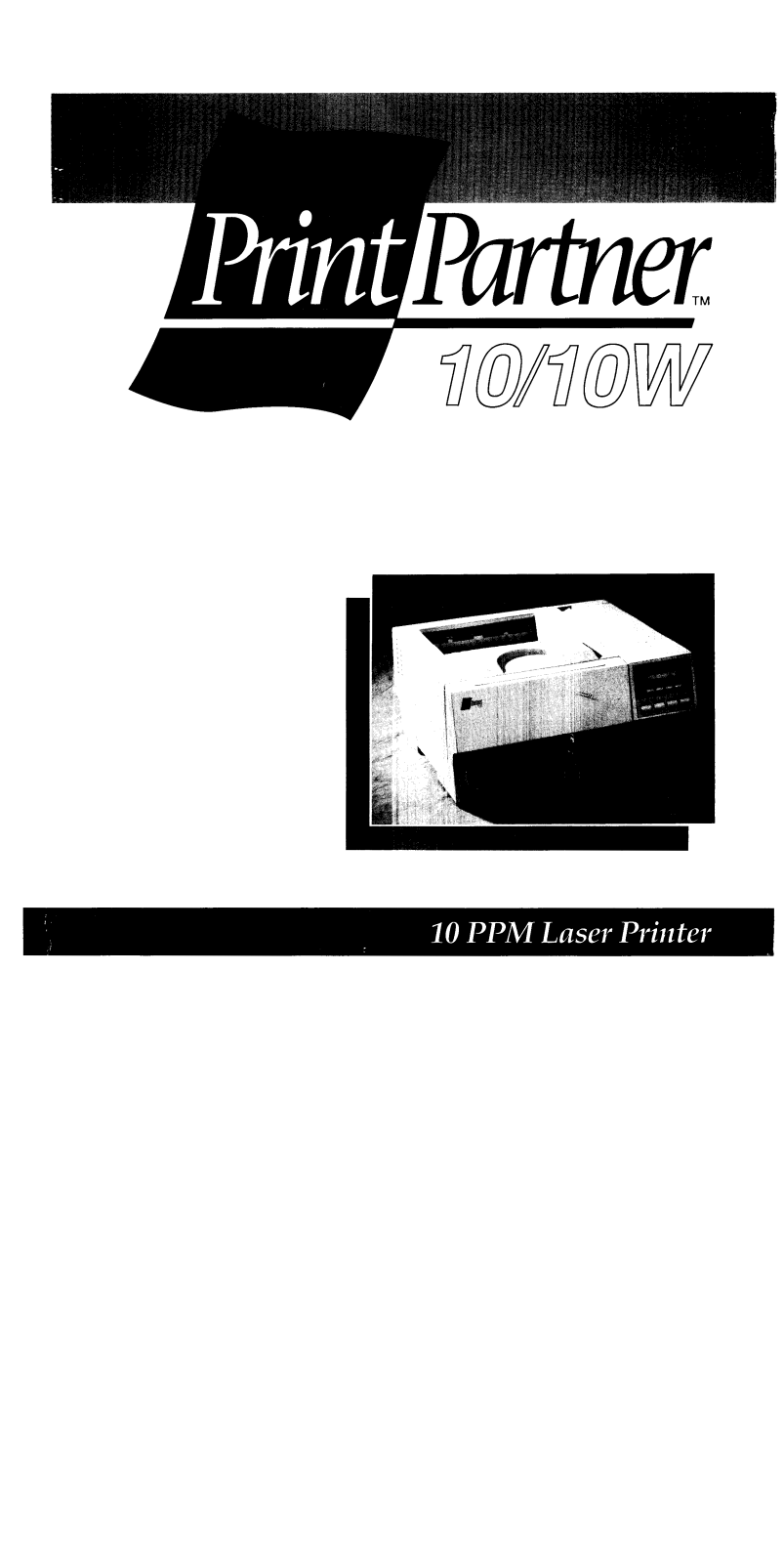 Fujitsu PrintPartner 10, PrintPartner 10W User Manual