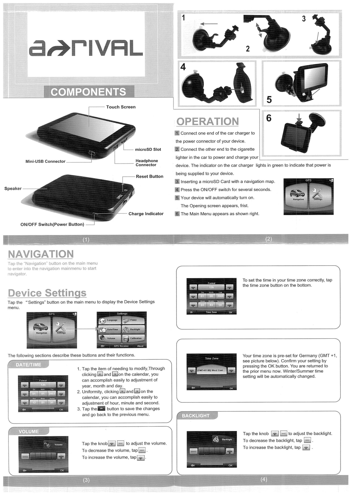 A-Rival NAV-PNF35 User Guide