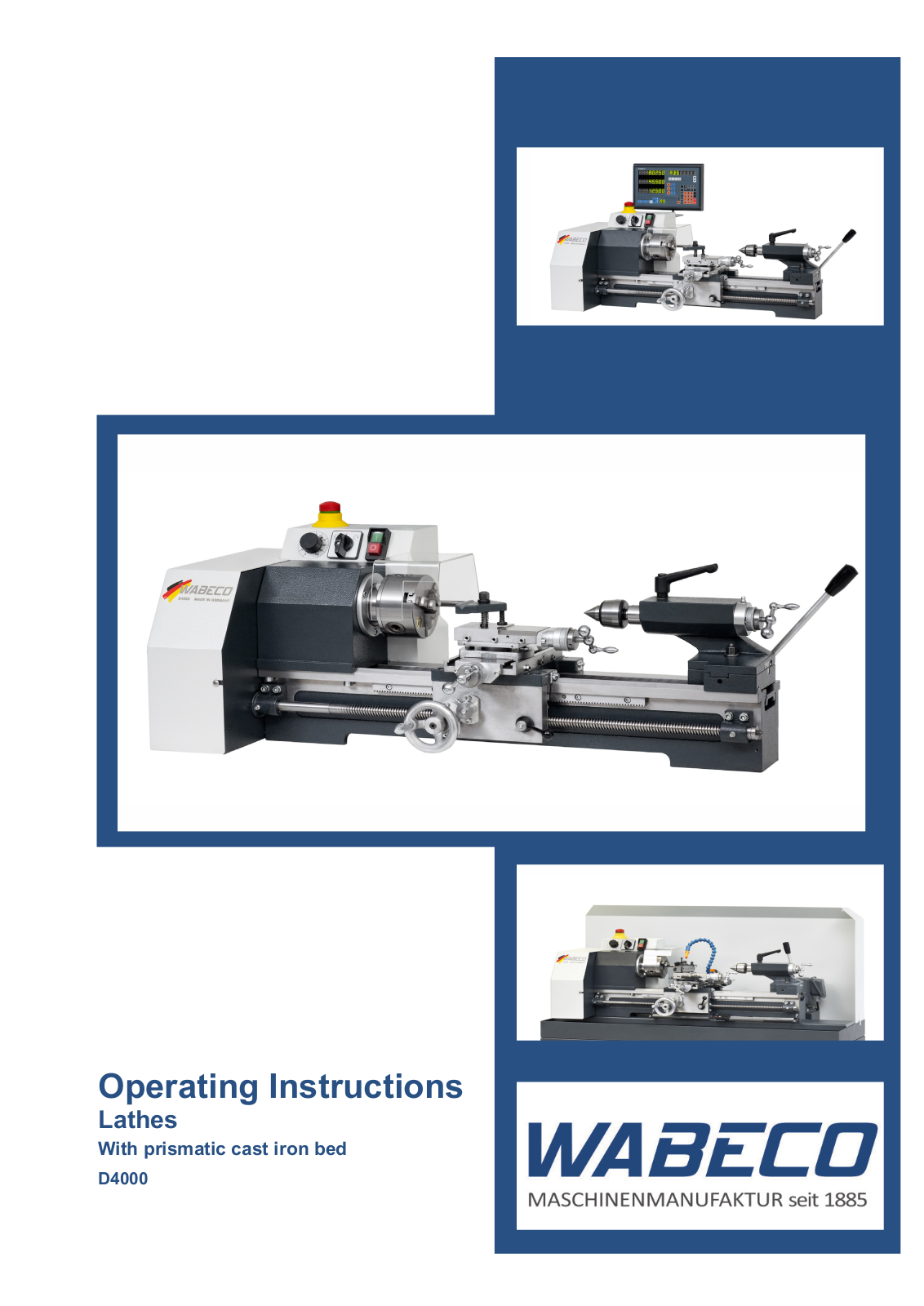 WABECO D4000 Operating Instructions Manual