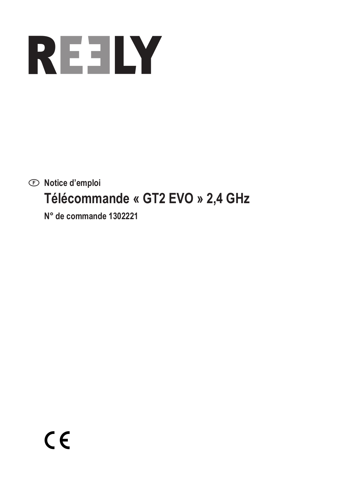 Reely GT2 EVO User guide