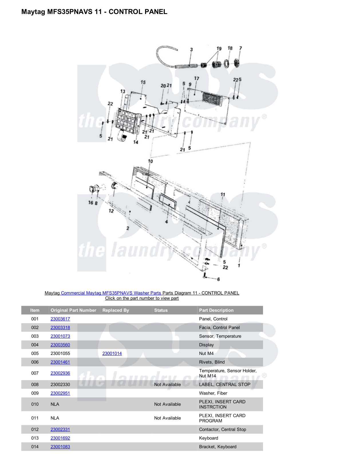 Maytag MFS35PNAVS Parts Diagram