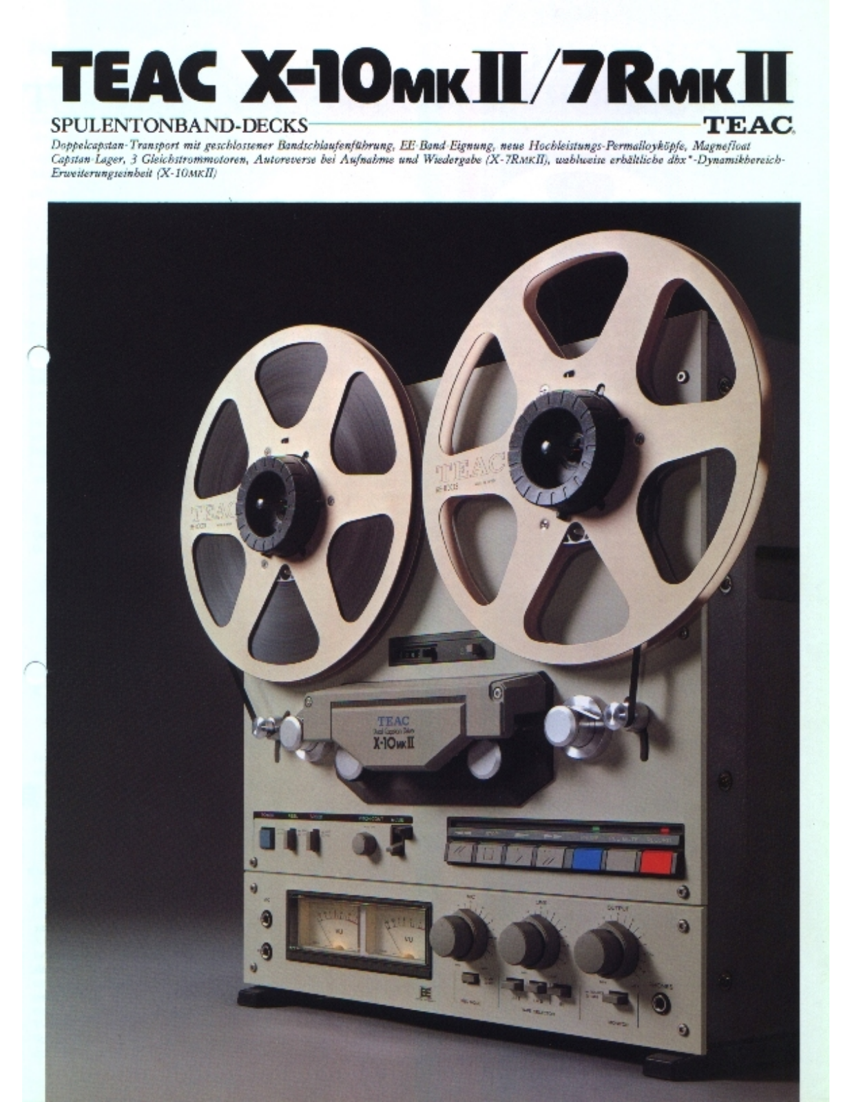 Teac X-10 MKII Prospekt - ManualMachine.com