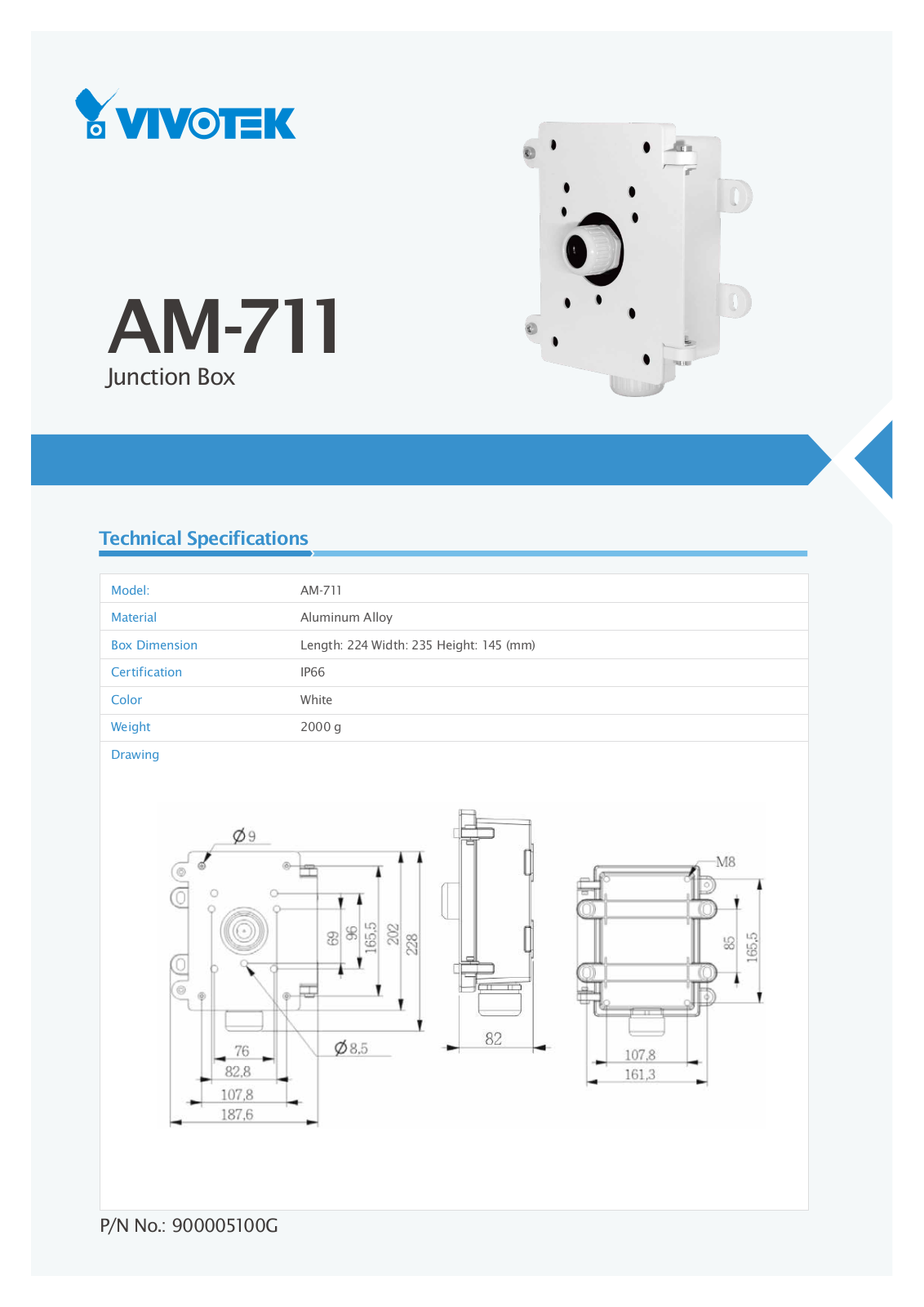 Vivotek AM-711 Specsheet