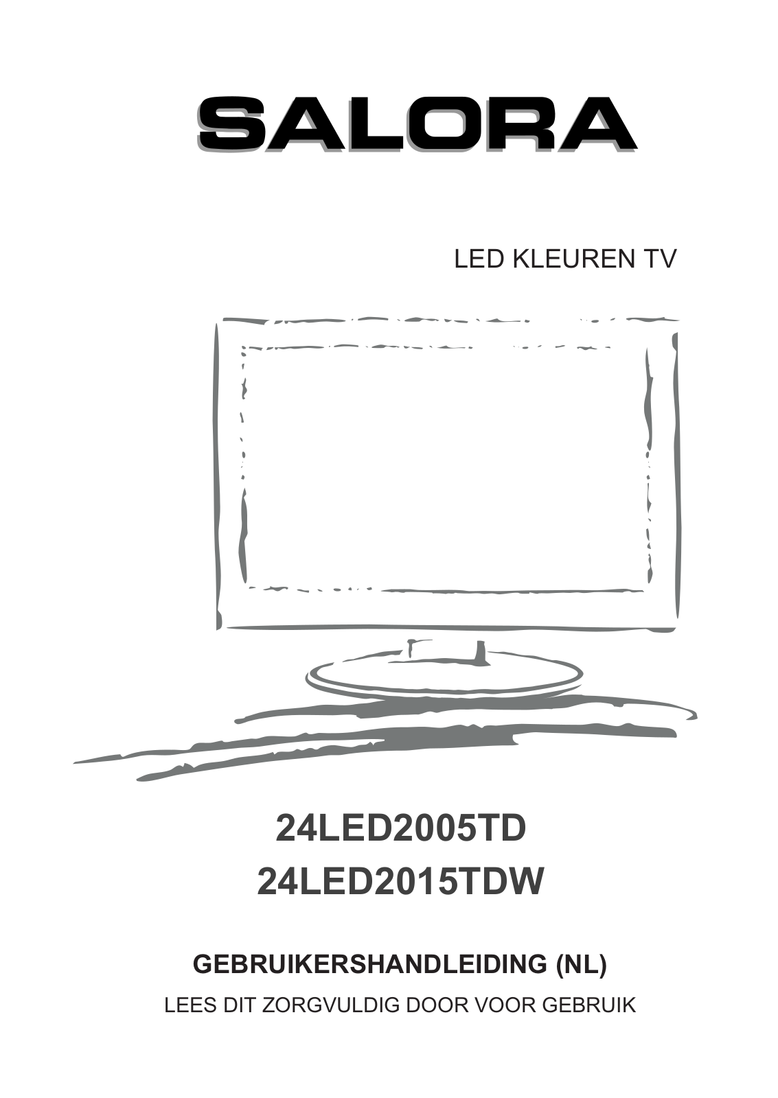 Salora 24LED2005TG, 24LED2015TDW Instruction Manual