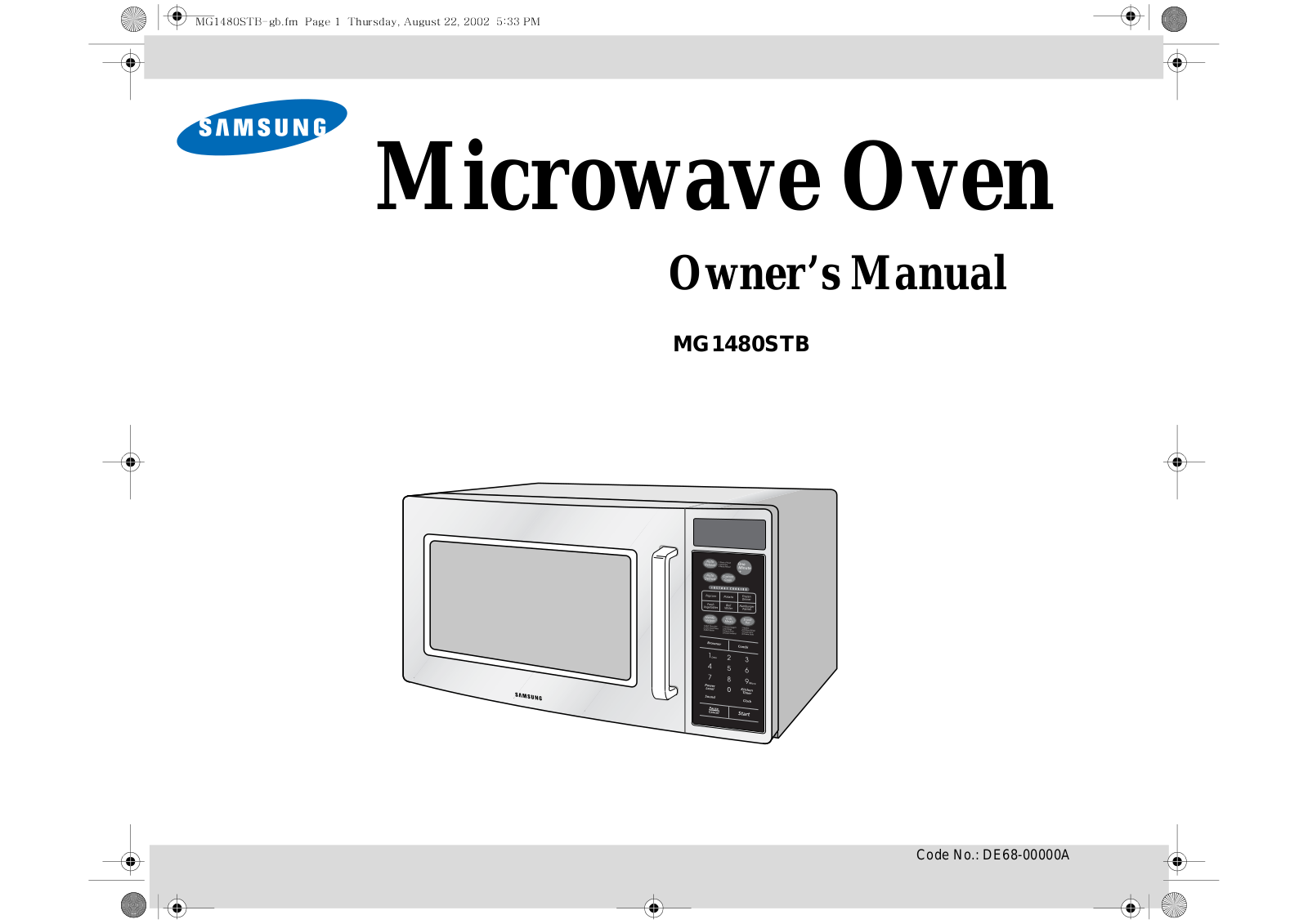 Samsung MG1480STB User Manual