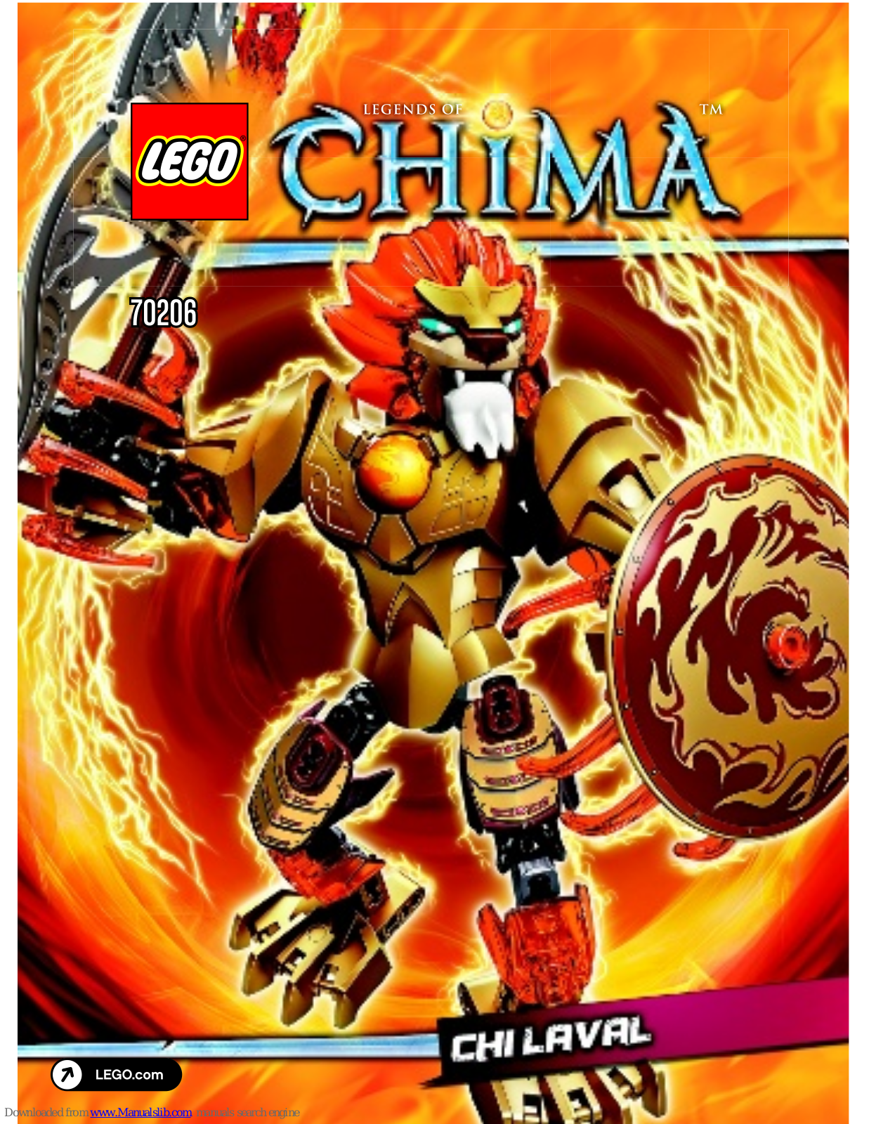 LEGO CHIMA 70206 Instructions Manual