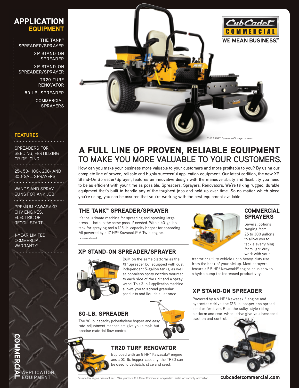 Cub Cadet TANK TR20 User Manual