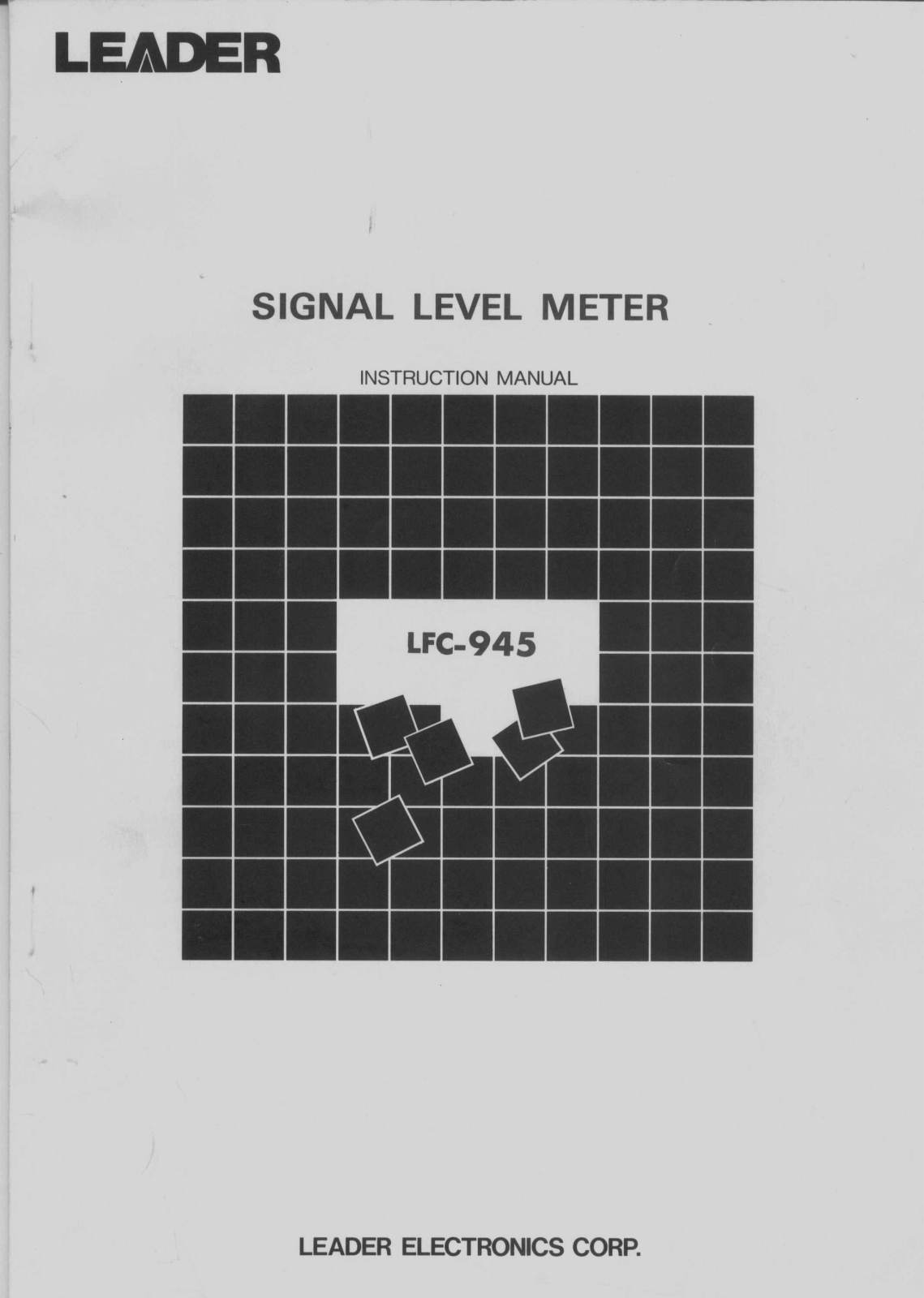 Leader LFC-945 Service manual