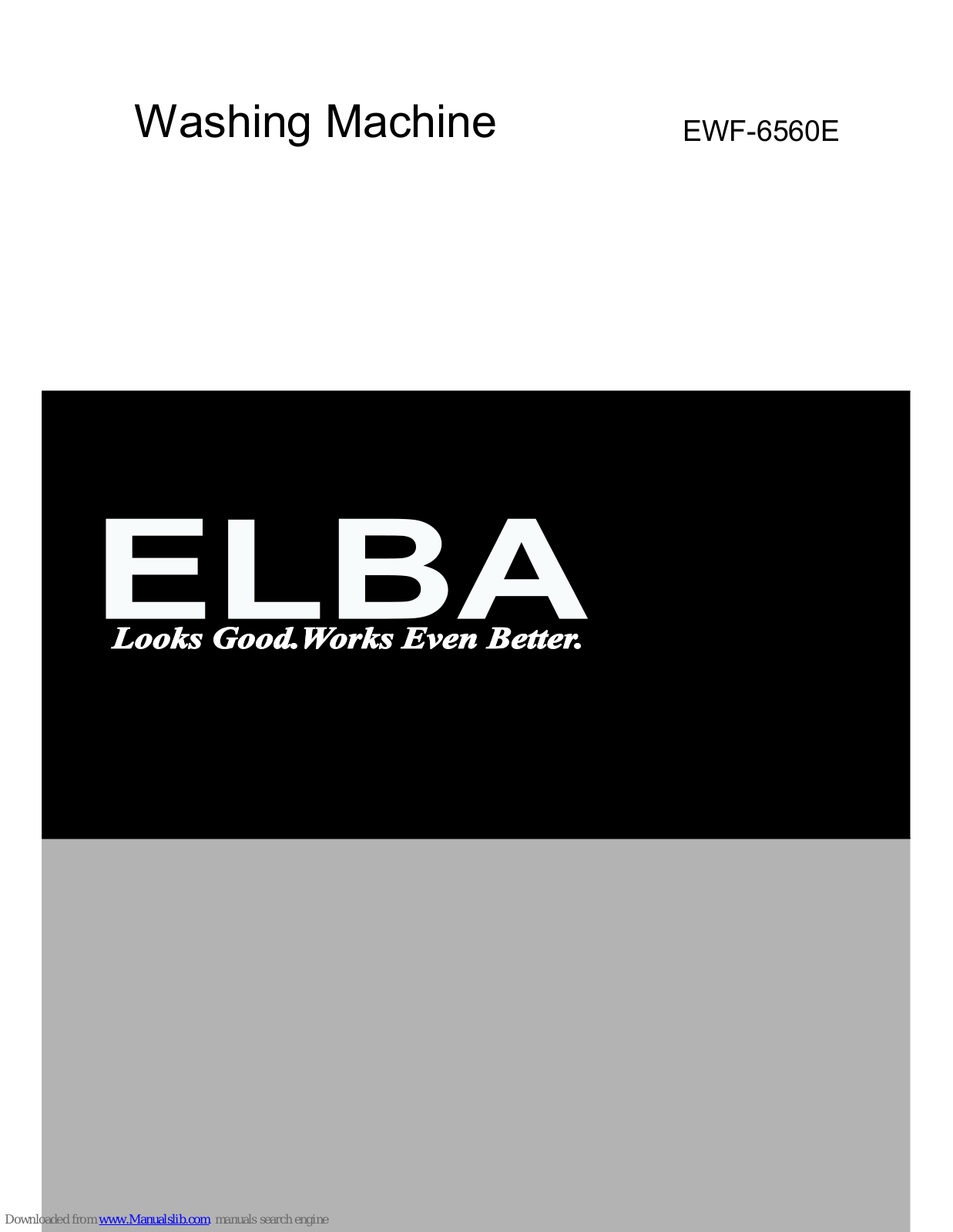 Elba EWF-6560E User Manual - ManualMachine.com