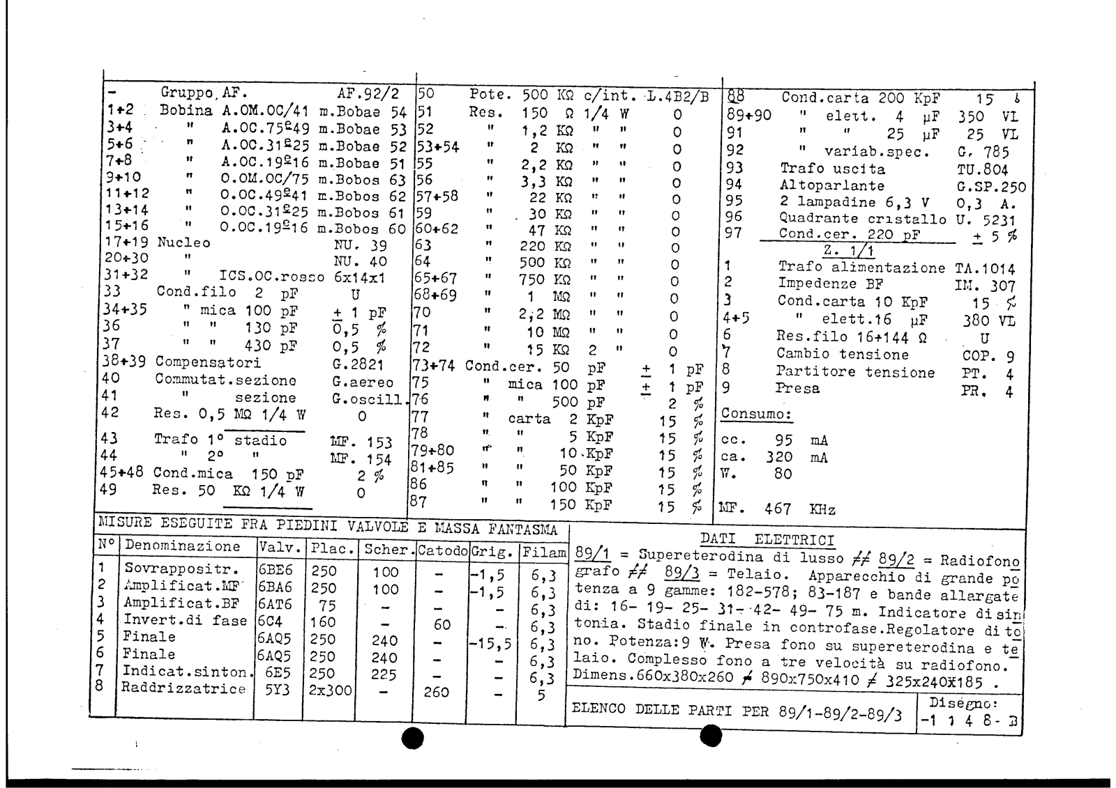 Unda Radio 89 1, 89 2, 89 3 schematic