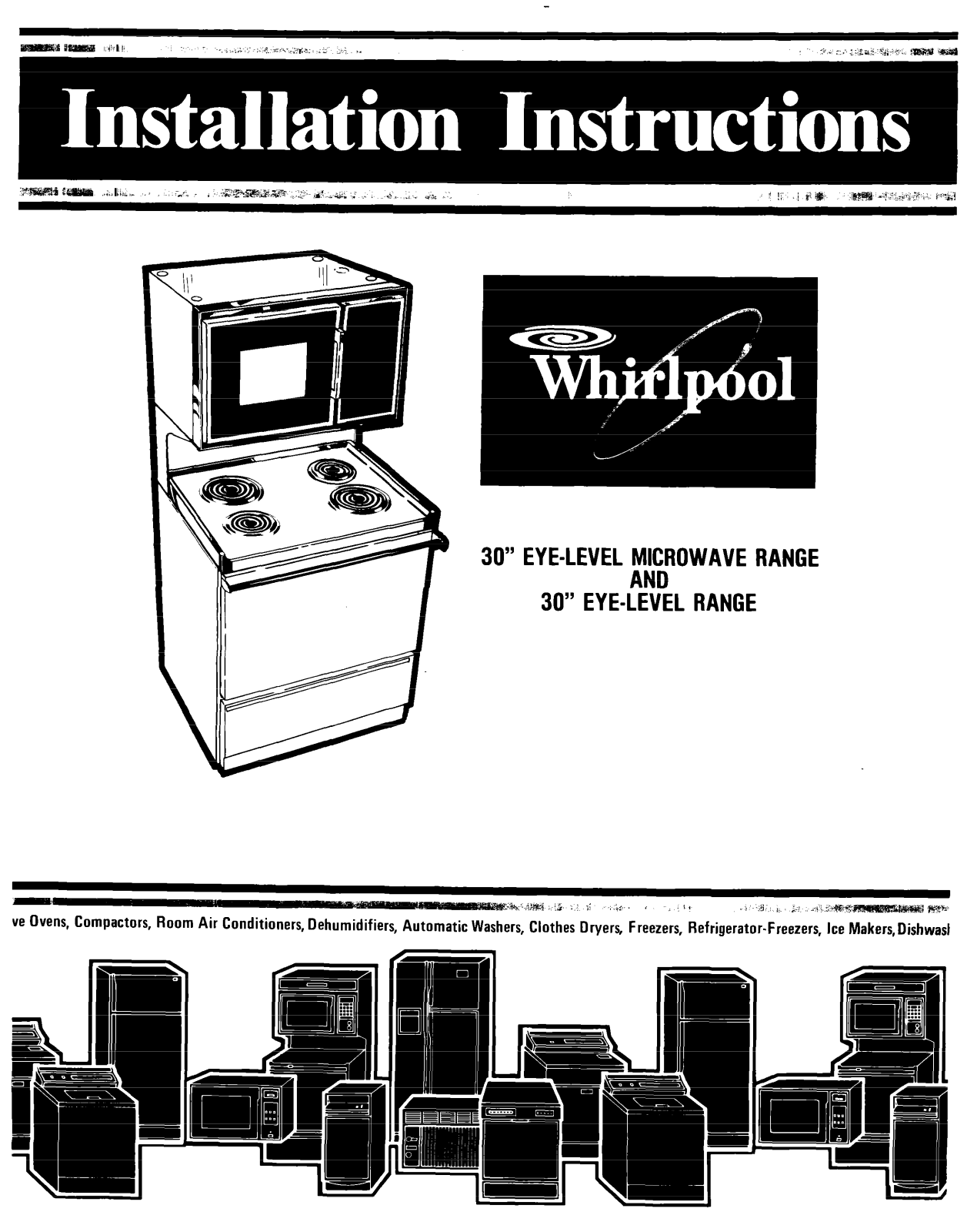 Whirlpool 30 eye-level range User Manual - ManualMachine.com