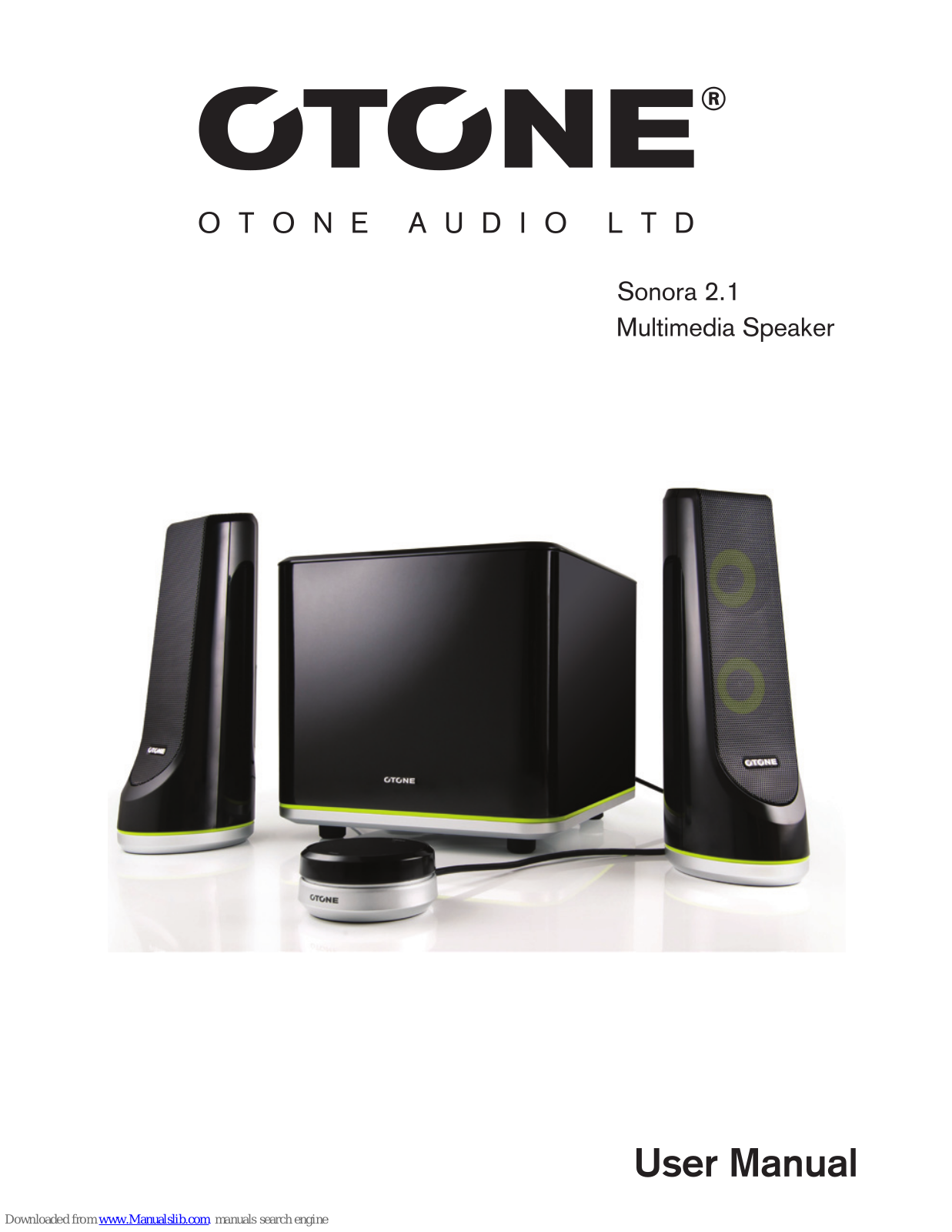 Otone SONORA 2.1 User Manual - ManualMachine.com
