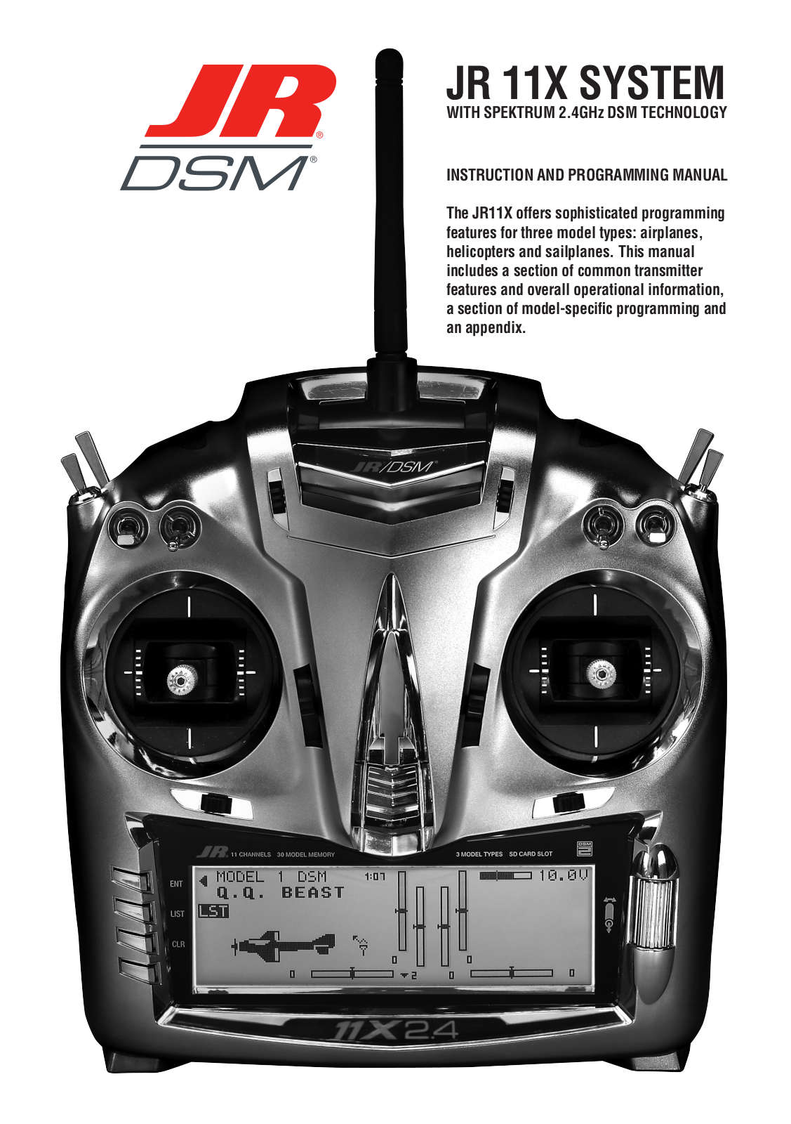 JR DSM 11X User Manual