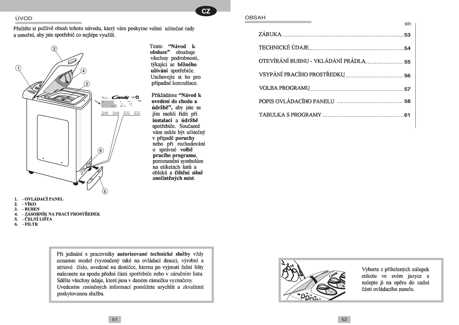 Candy CTS 100 T User Manual