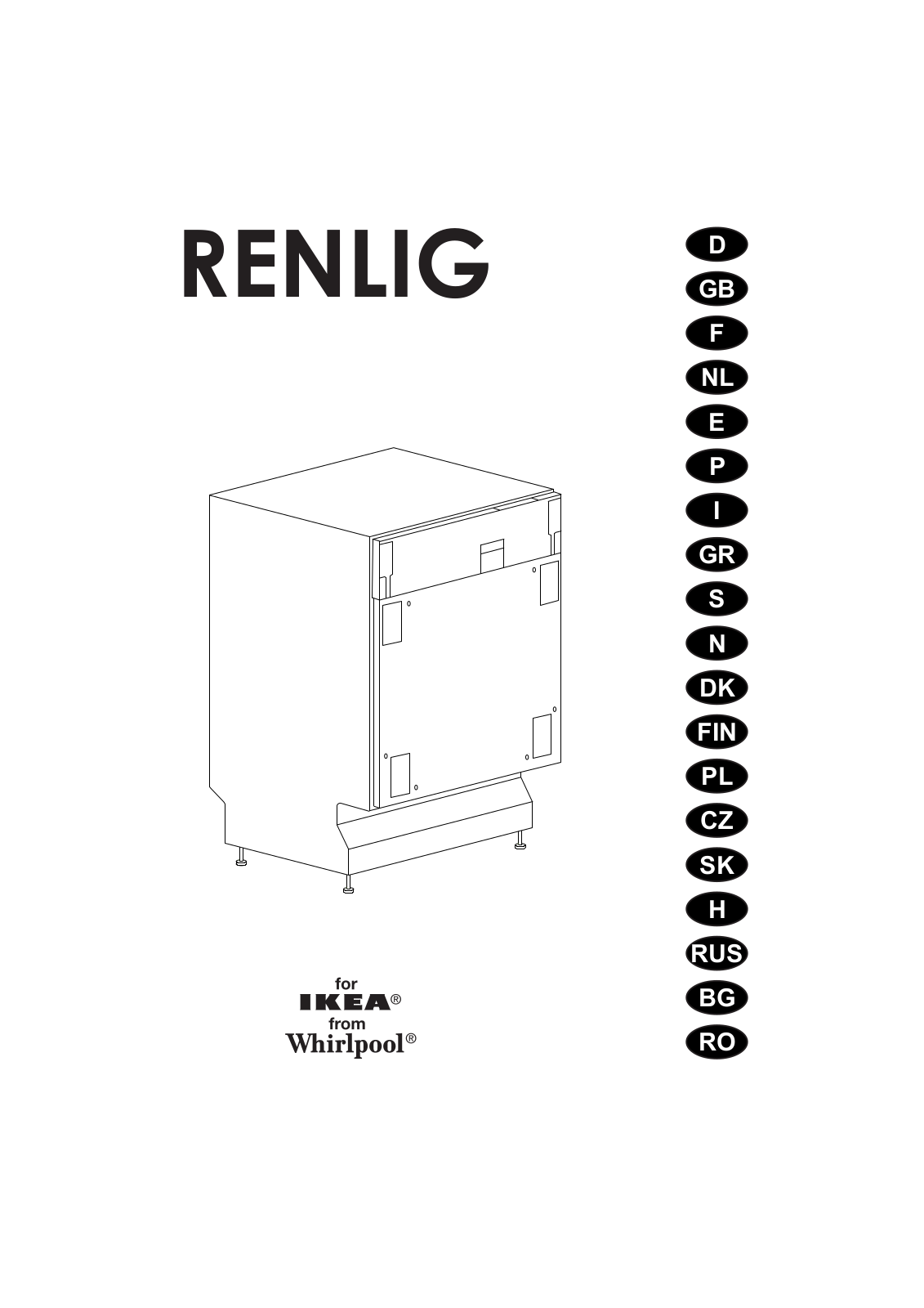 IKEA DWH M10 W Installation Instructions