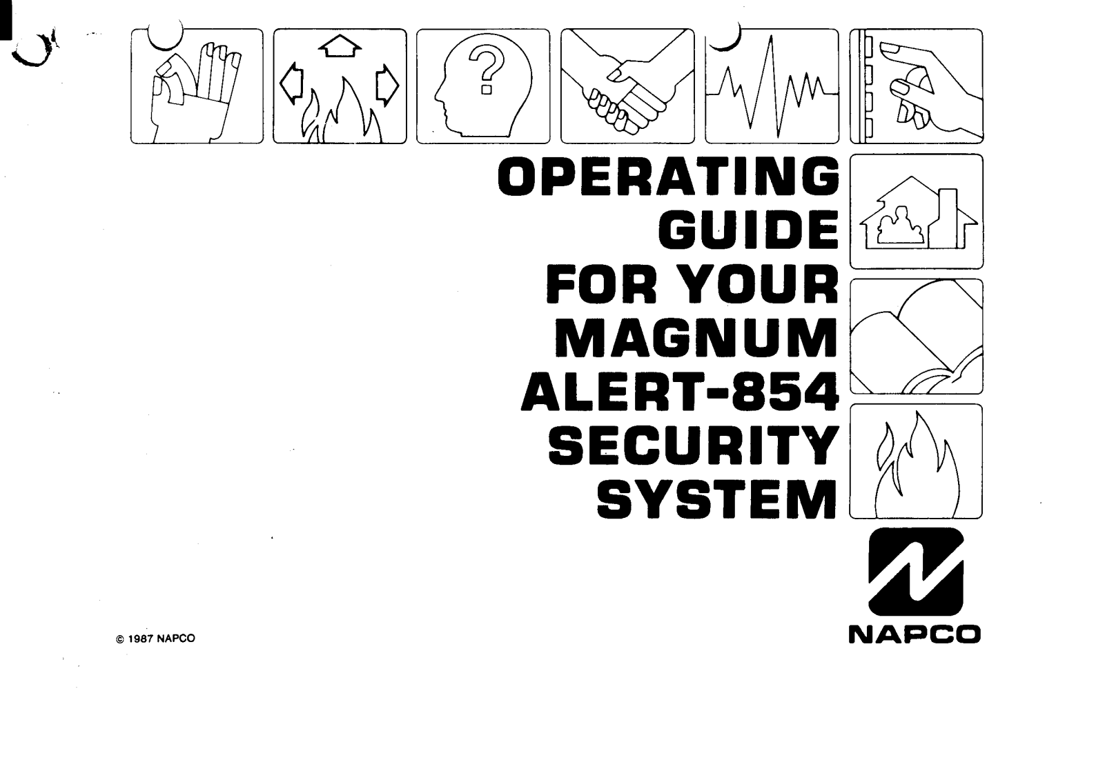 Napco MAGNUM ALERT-854 operating Manual