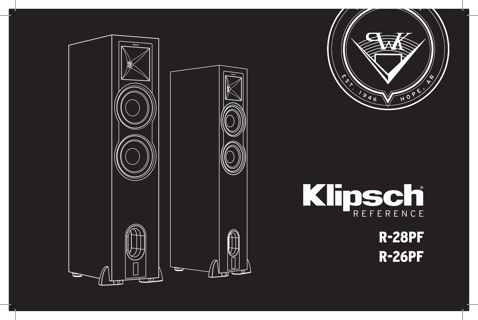 Klipsch R28PFR26PF User Manual