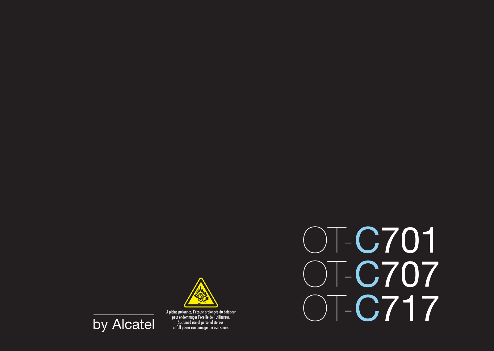 Alcatel OT-C717, OT-C707, OT-C701 User Manual