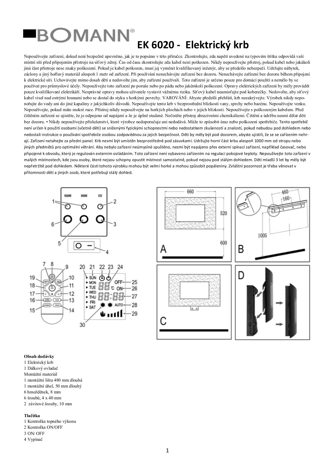 Bomann EK 6020 Instruction Manual