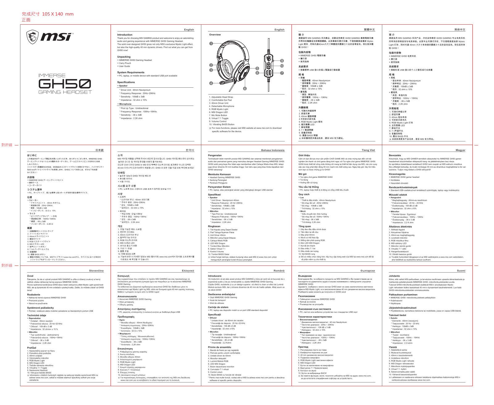 MSI GH50 User Manual