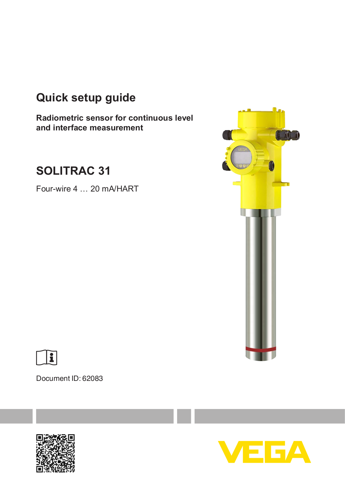 VEGA SOLITRAC 31 Quick Setup Guide