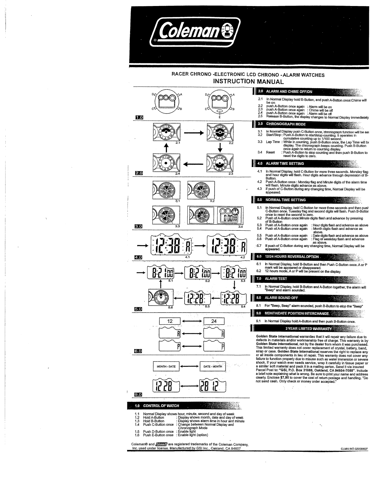 Golden State International 40-367 User Manual