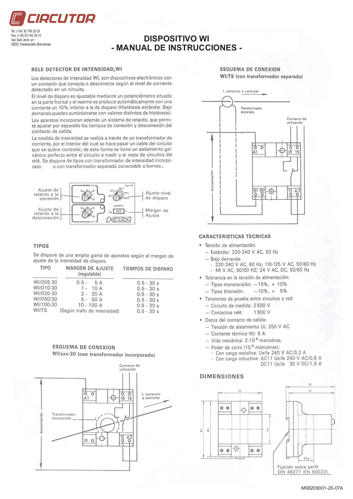 CIRCUTOR WI User Manual