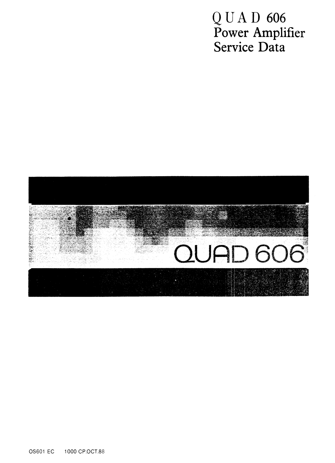 Quad 606 Service manual