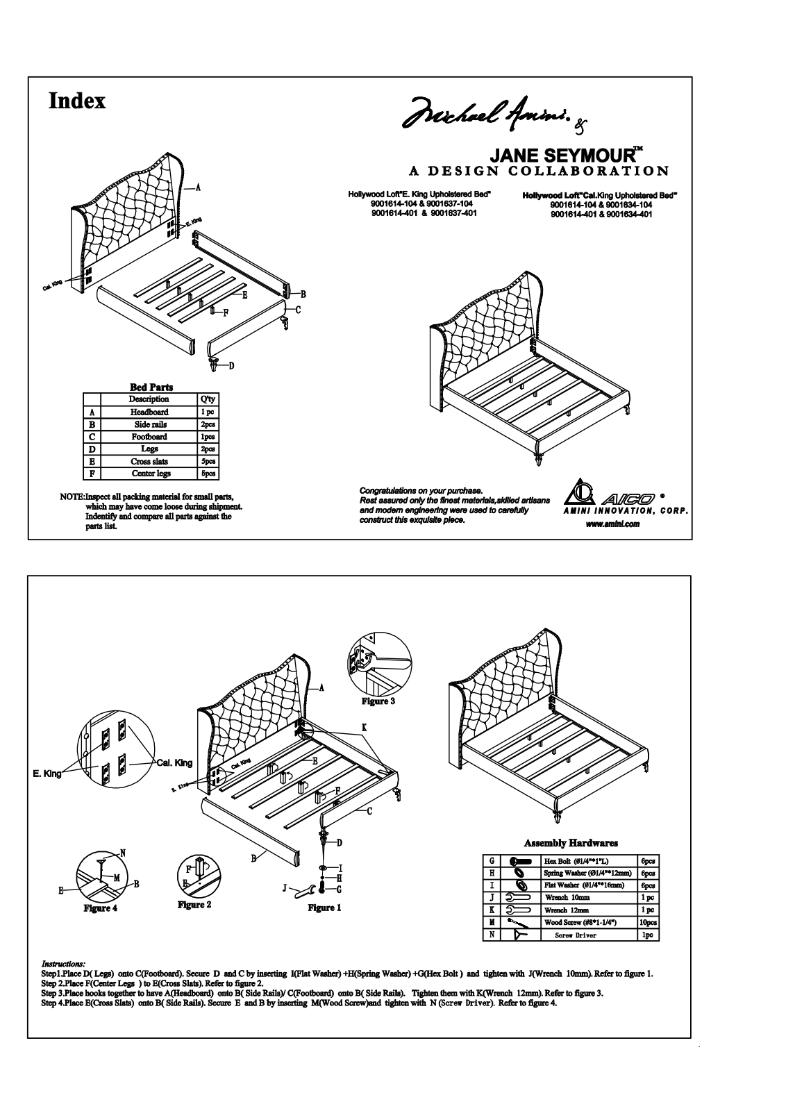 Michael Amini ICO3513 Installation & Assembly - ManualMachine.com
