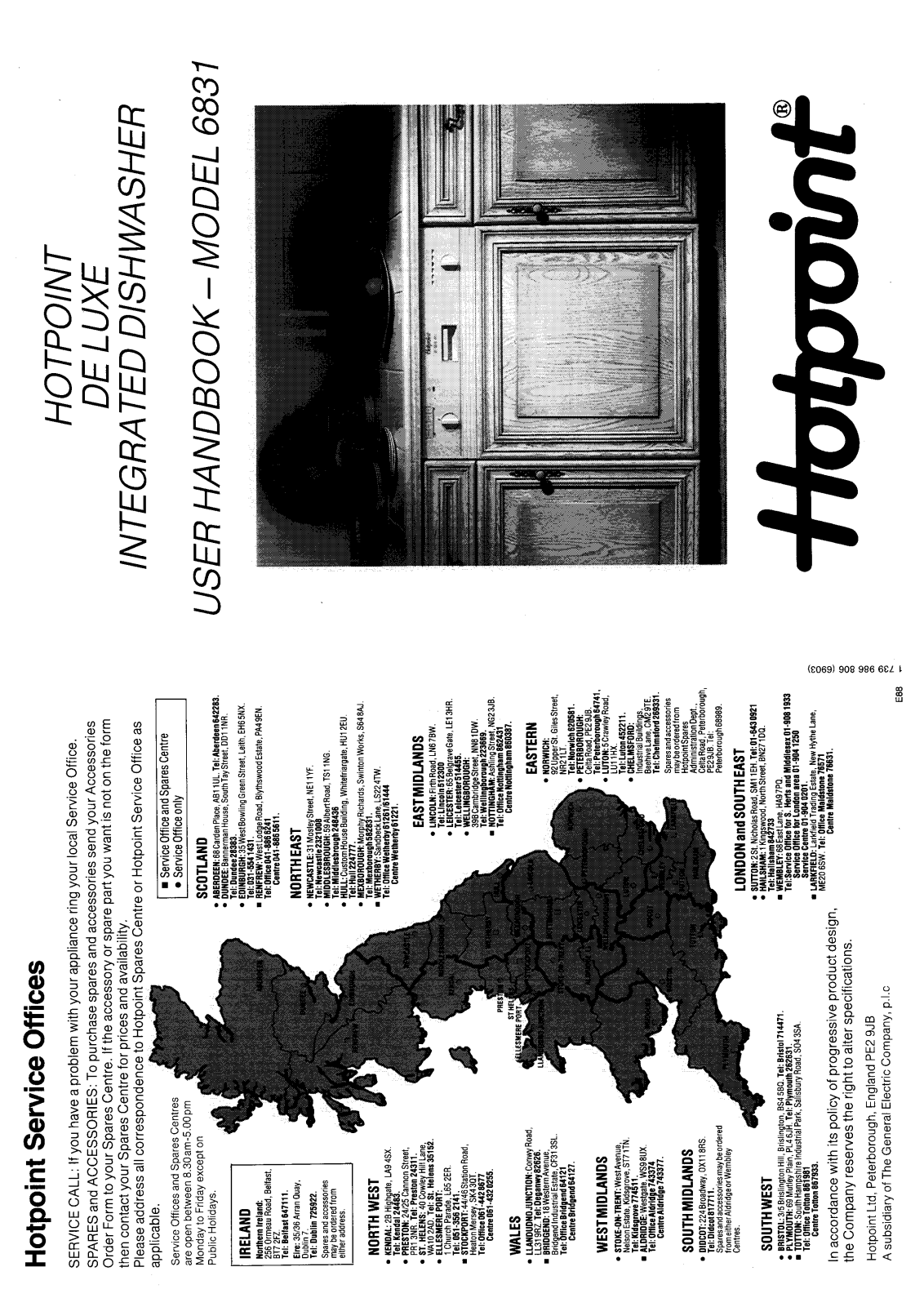 Hotpoint-Ariston HB6831 User Manual