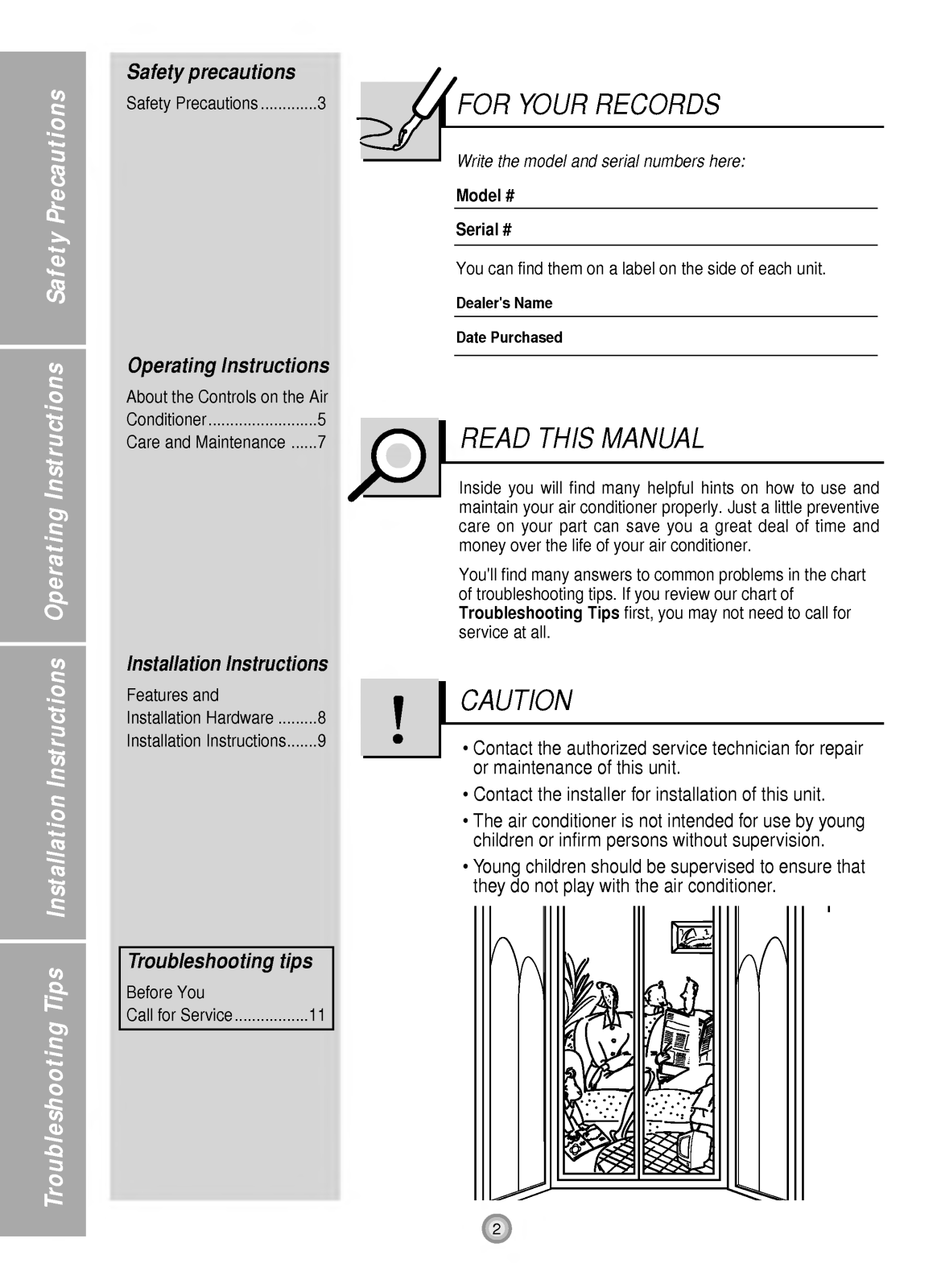 LG LWG0960AAG, LWG0760AAG, LWG0761AAG User Manual