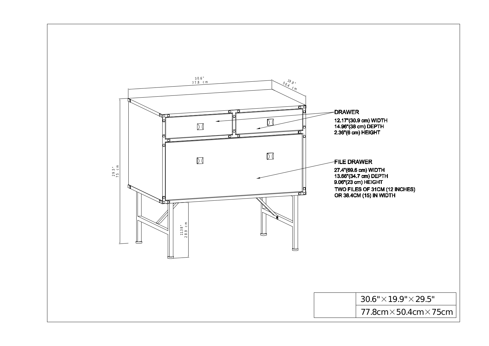 Sand & Stable W004726022 Dimensions - ManualMachine.com