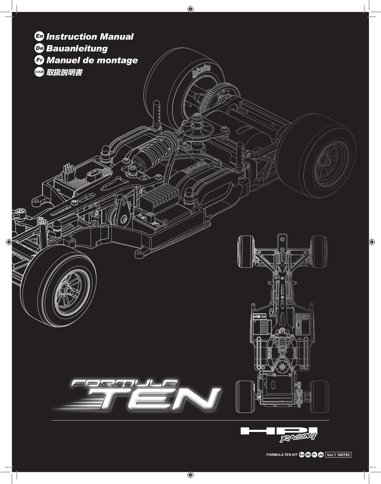 HPI Racing Formula Ten User Manual