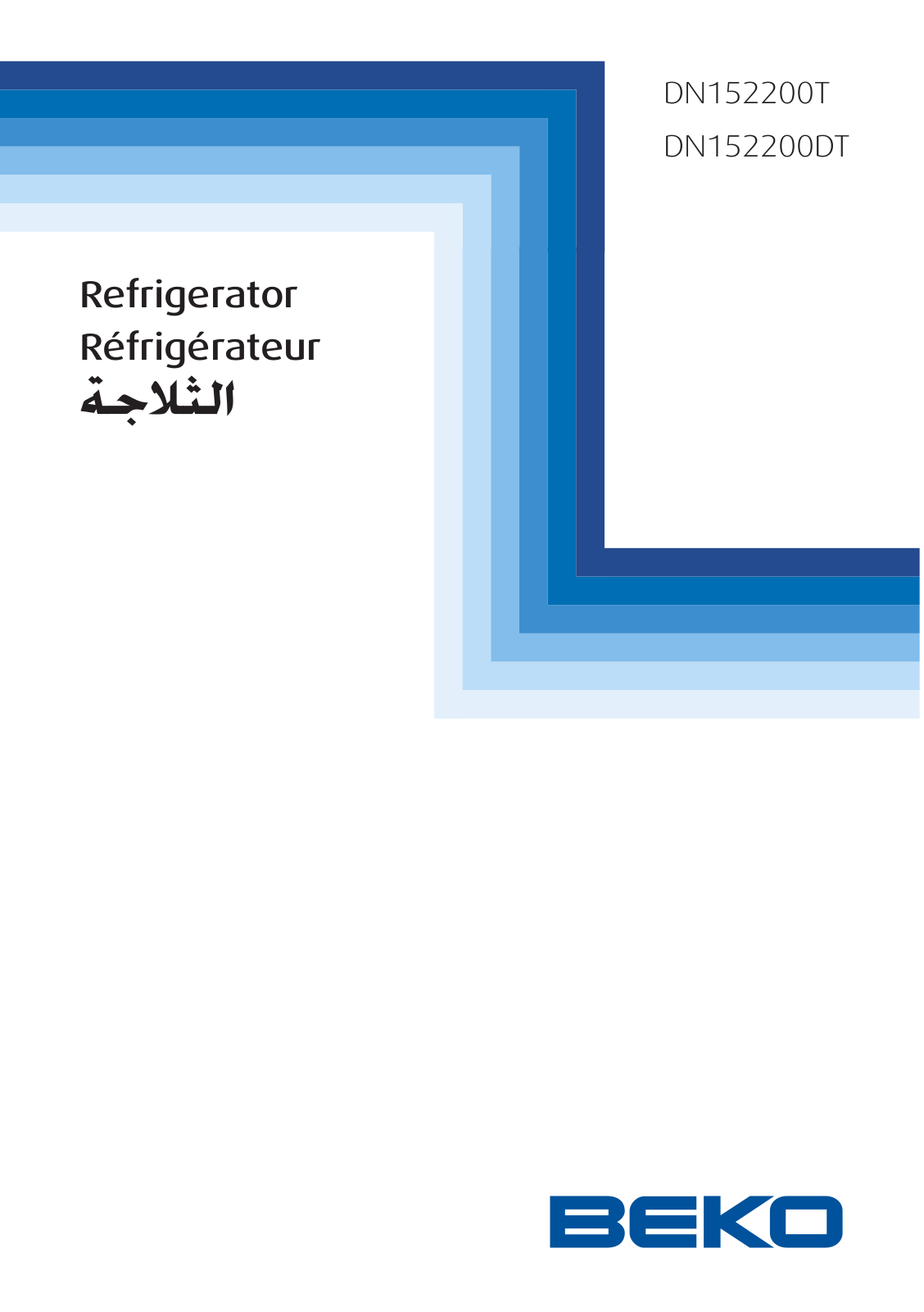 Beko DN152200T, DN152200DT User manual