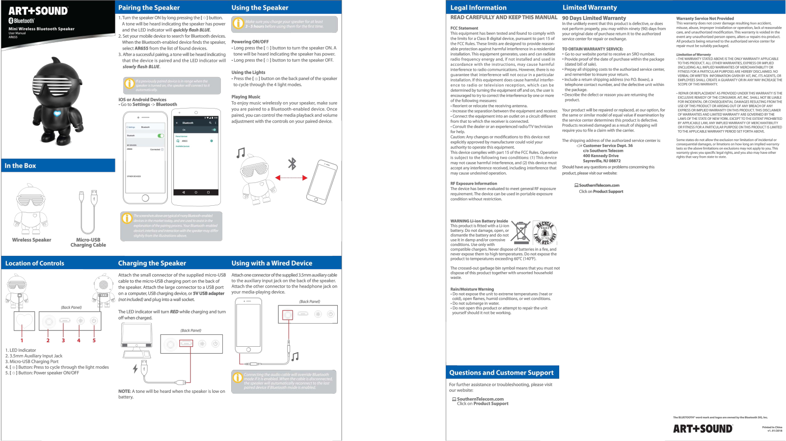 Art Sound AR655 User Manual