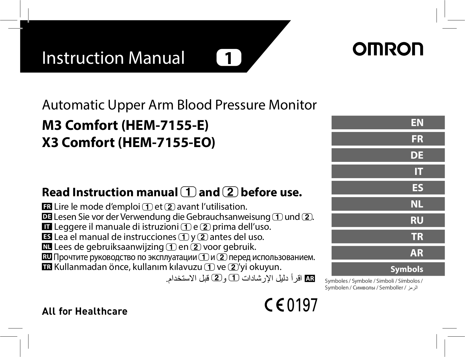 OMRON X3 Comfort User manual
