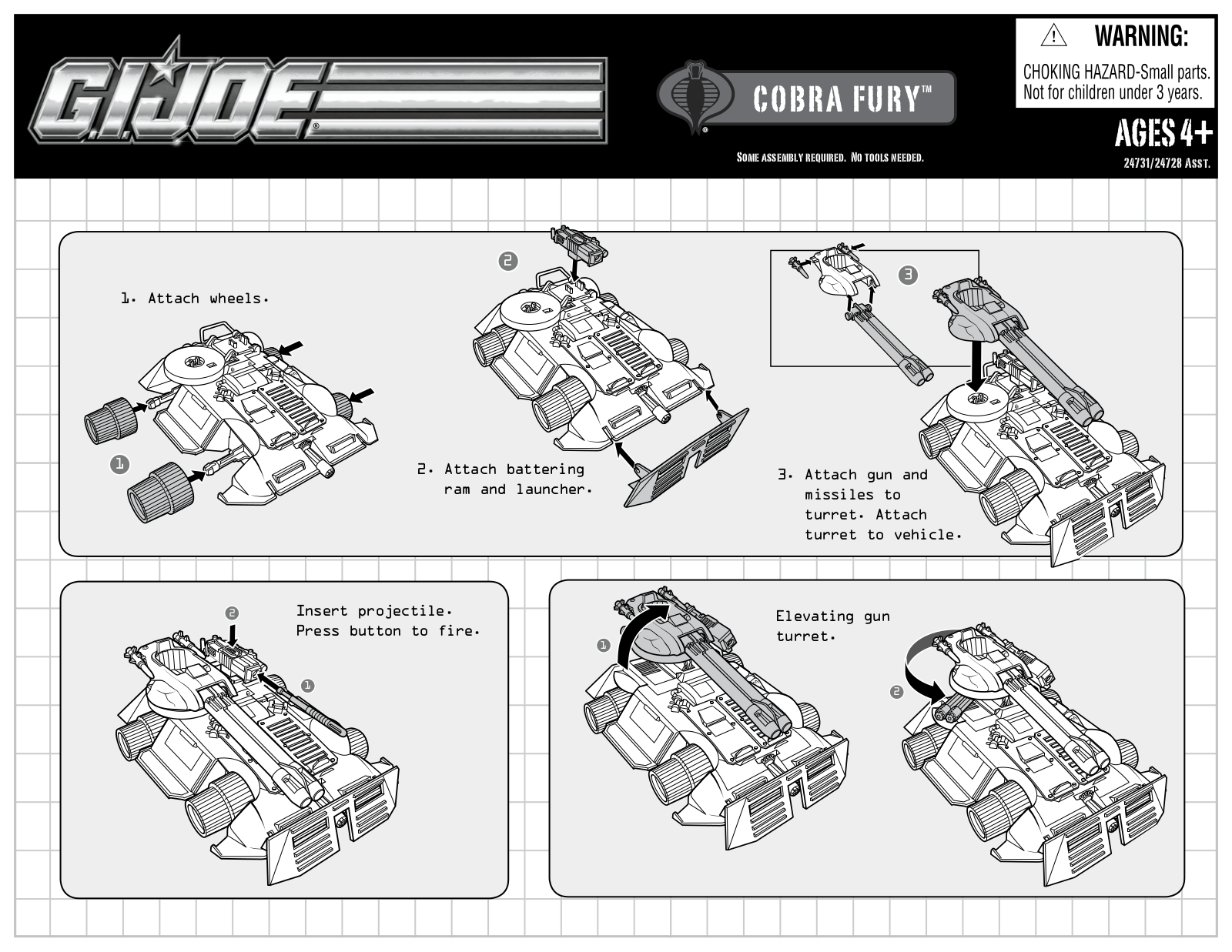 HASBRO GI Joe Cobra Fury User Manual