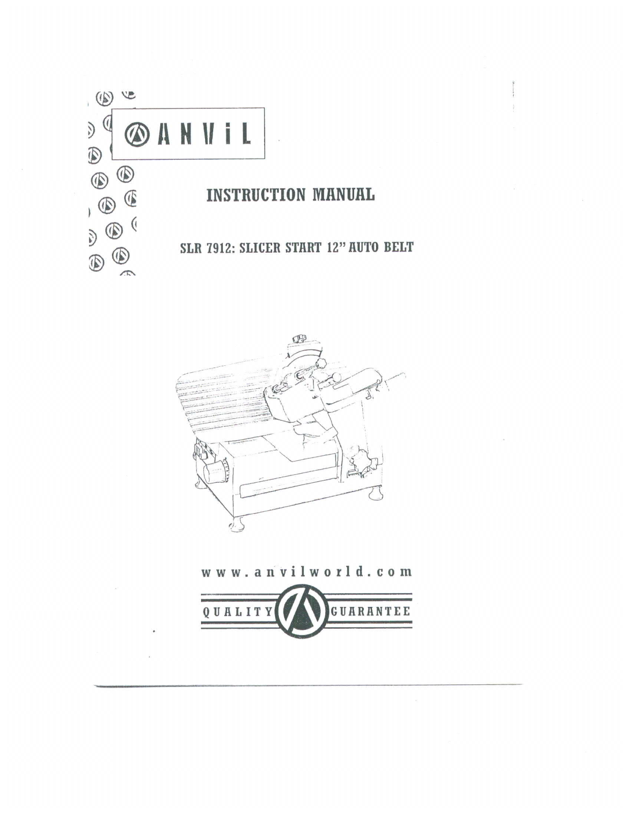 Anvil America SLR 7912 Installation  Manual