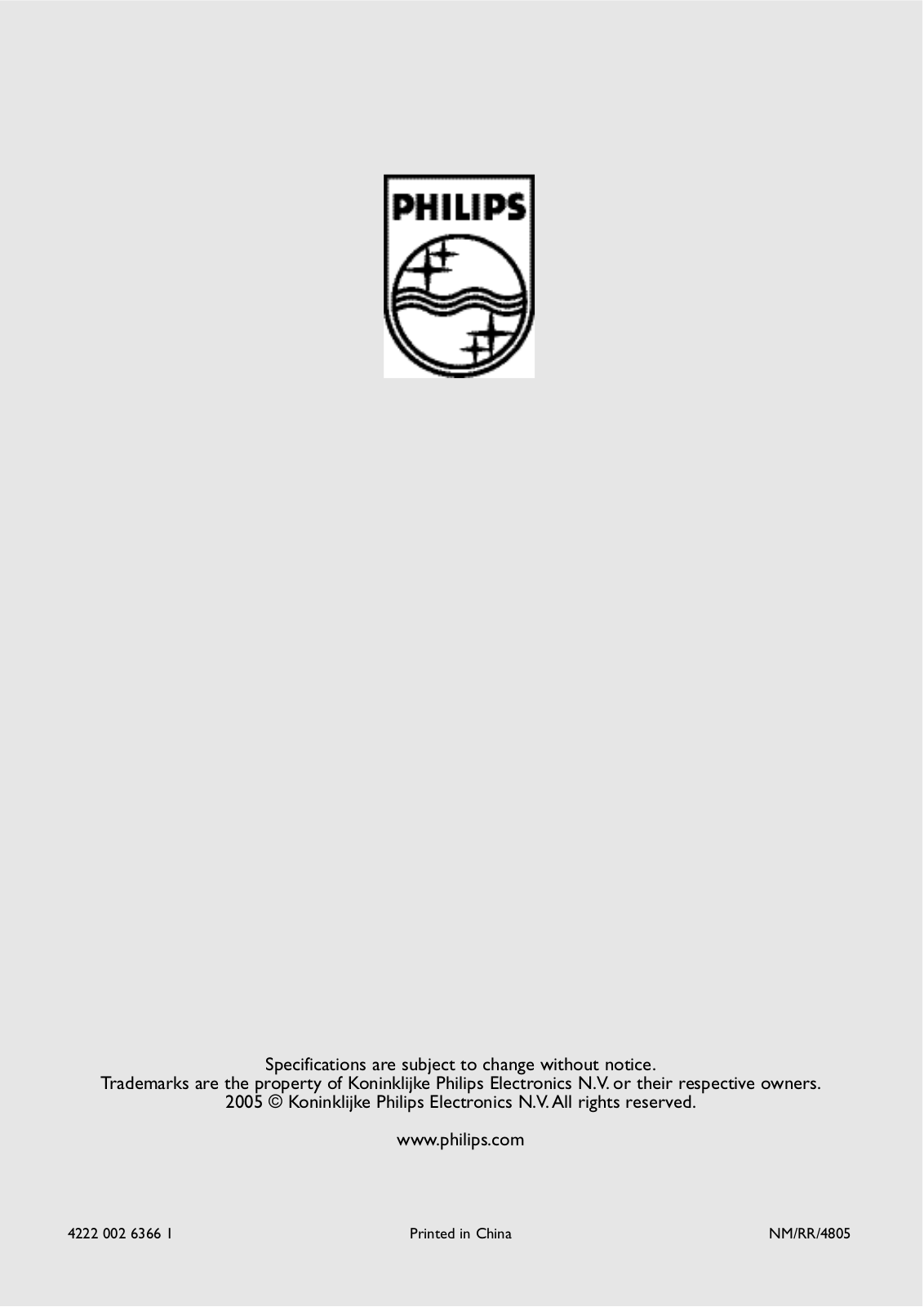 Philips Vigilabebés analógico User Manual