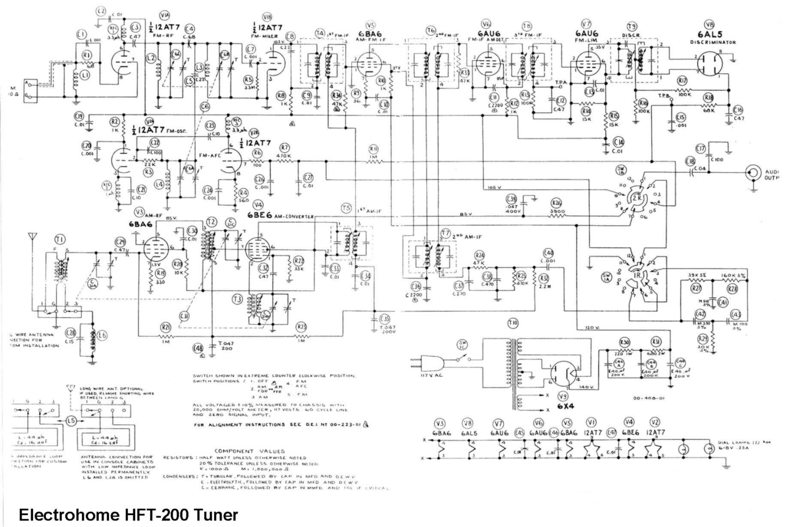 Electro-Harmonix HFT-200 Schematic