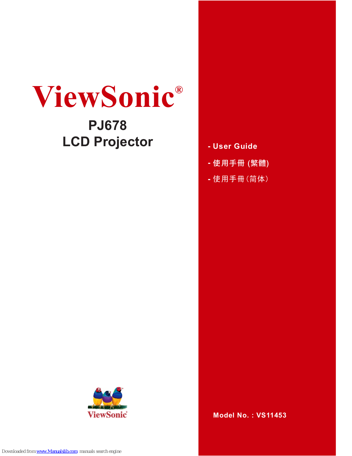 ViewSonic VS11453 User Manual