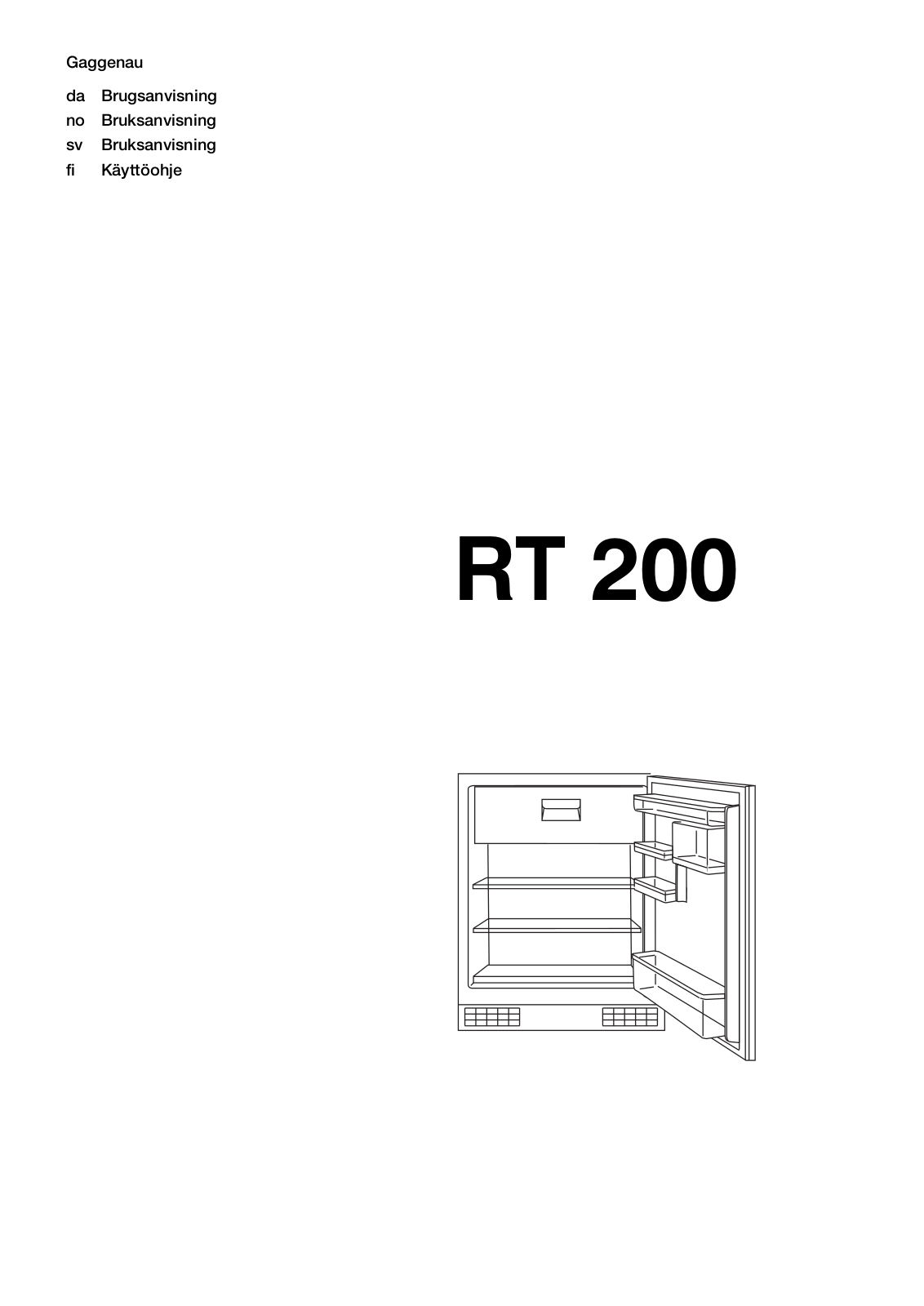 Gaggenau RT200100, IK131114 User Manual