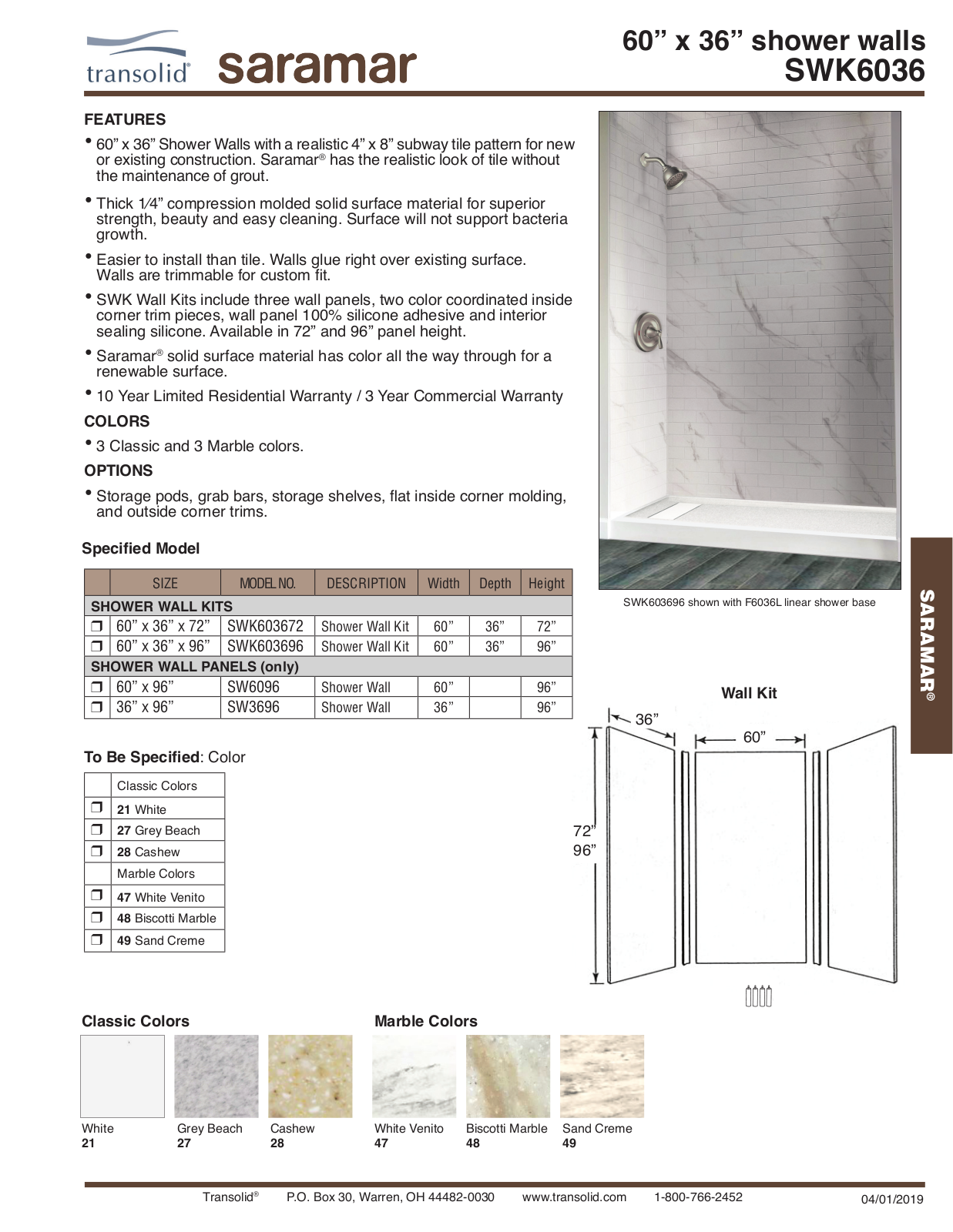 Transolid SBSW9653 Specifications - ManualMachine.com