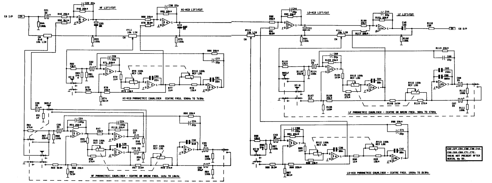 Calrec PQ1549 Schematic